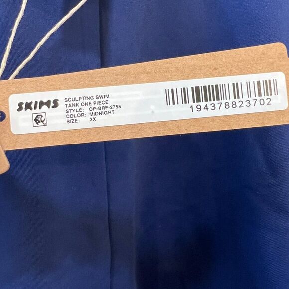 Skims One Piece Bathing/Swim Suit Sculpting Women's Size 3X Midnight Blue - Picture 11 of 13